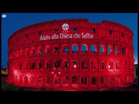 Colosseo «tinto» di rosso: Acs punta i fari sui cristiani perseguitati