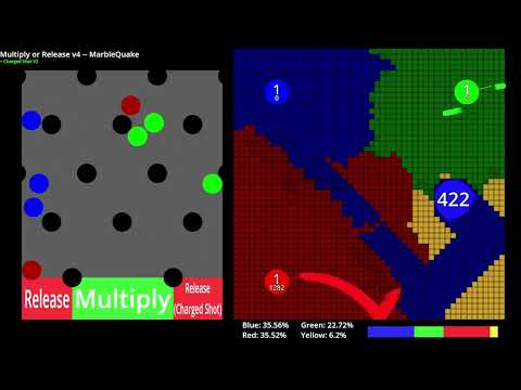 Multiply or Release + Charged Shot #21 | Marble Race in Godot