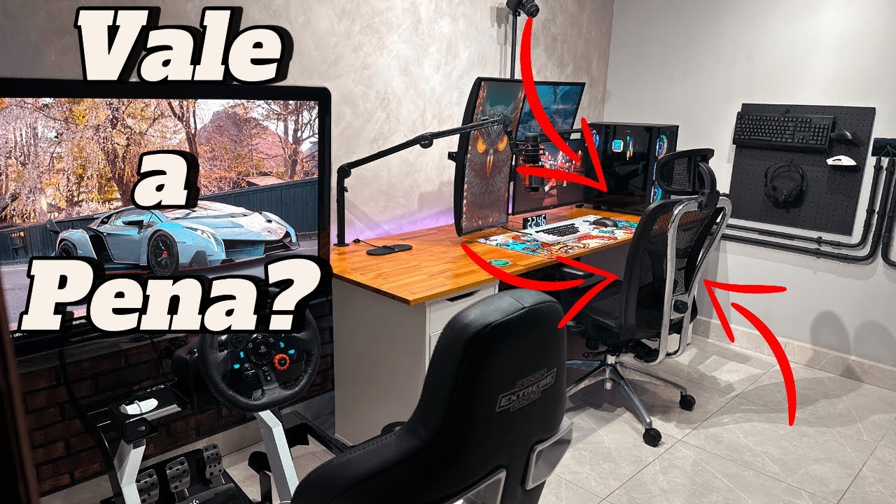 Cadeira Ergonômica Tela Mesh APÓS 1 ANO DE USO (Comfy Caprice)