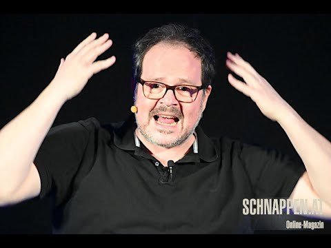 Schauspieler Thomas Mraz beim Newcomer-Kabarettfestival. Mehr auf SCHNAPPEN.AT, https://schnappen.at