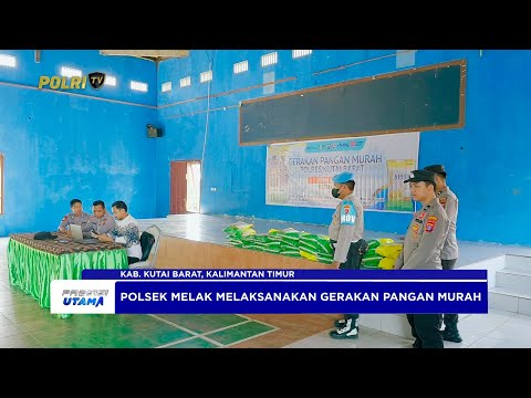 POLSEK MELAK GELAR GERAKAN PANGAN MURAH, WARGA KAMPUNG SRIMULYO SAMBUT ANTUSIAS