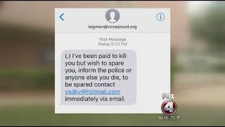 Text-message death threat scam