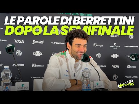 BERRETTINI E L'AMICIZIA CON COBOLLI - La CONFERENZA dopo la VITTORIA contro Collignon