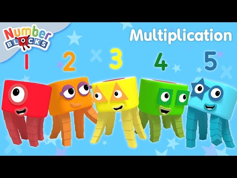 Times Tables - Multiplication for Kids Compilation - All Levels | Maths for Kids | Numberblocks