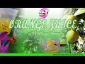 We made Orange juice with nature feeling | It's cooling for sunny day.