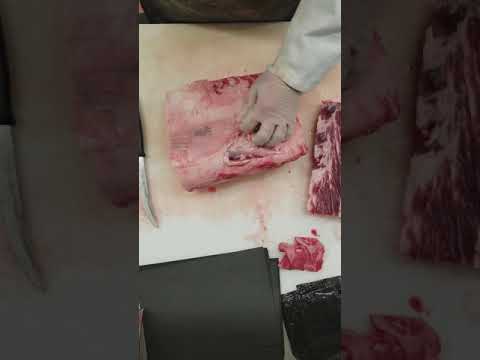Cutting a Sterling Silver AAA Beef Ribeye steak