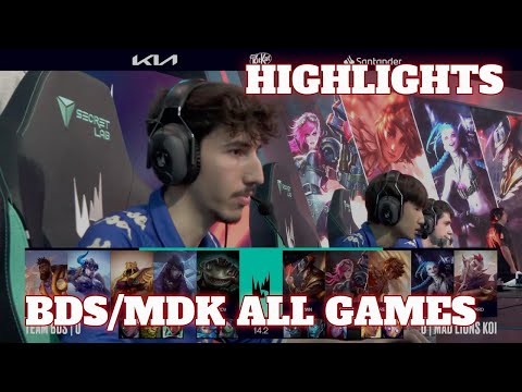 BDS vs MDK - ALL GAMES Highlights | Lower Final LEC Winter 2024 Playoffs | Team BDS vs Mad Lions KOI