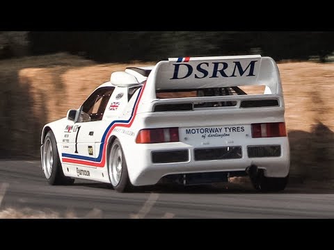 Ford RS200 Evolution Gr. B Rallycross Monster driven flatout at Goodwood FoS!
