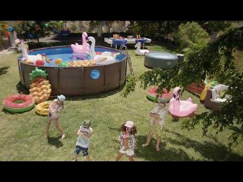 BESTWAY pripučiamas vienaragis Fantasy 1.50m x 1.17m, 41114 video