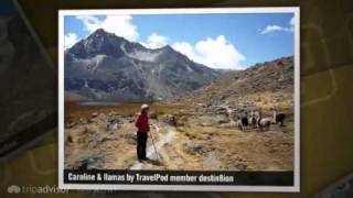 preview picture of video 'Trekking the Illampu Circuit Destin8ion's photos around Sorata, Bolivia (sorata guide prices)'