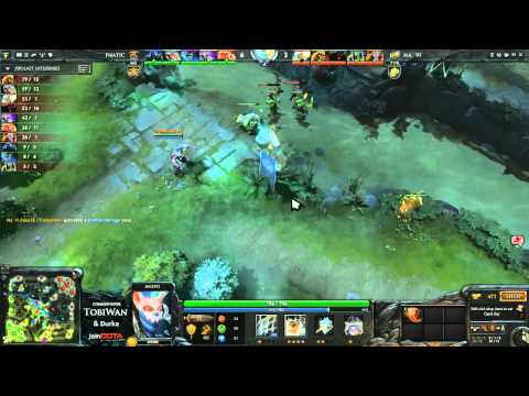 Na'Vi vs Fnatic EU - StarLadder VII DOTA 2 - TobiWan & Durka