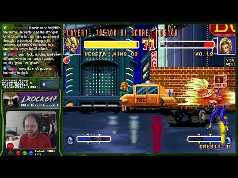 #177: Dragonball Z 2: Super Battle - Vegeta - MAME 1CC - Default settings