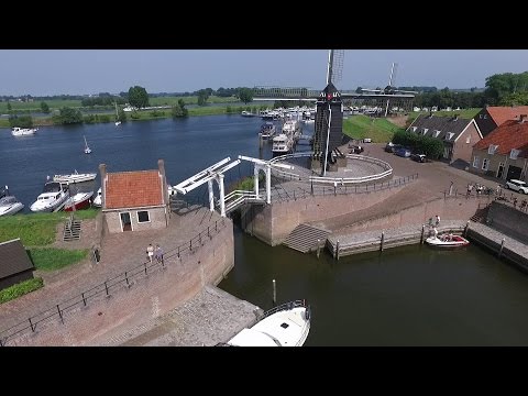 Maas at Heusden Drone Footage
