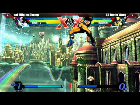 UMVC3 Top 8 coL Filipino champ vs EG Justin Wong East Coast Throwdown V Tournament