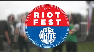 Holy White Hounds Interview with WWJ Riot Fest Chicago 2016