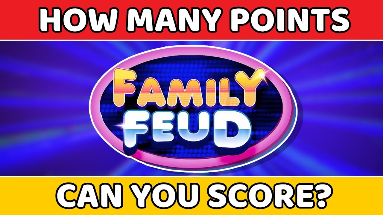 Ultimate Family Feud Quiz! Can You Guess the Most Popular Answers? 🎯
