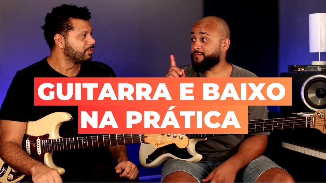 GUITARRA INTERAGINDO COM BAIXO NA PRÁTICA | GUITARRA EM BANDA