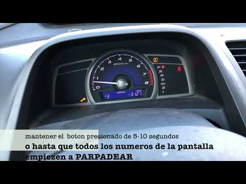 Como Resetear la Vida del aceite Honda Civic 2006 -2011