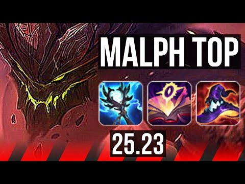 MALPHITE vs DARIUS (TOP) | 11/0/3, 9 solo kills, Legendary | EUW Grandmaster | 25.23
