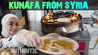 Syrian Delight: Kunafa on Spinning Stove
