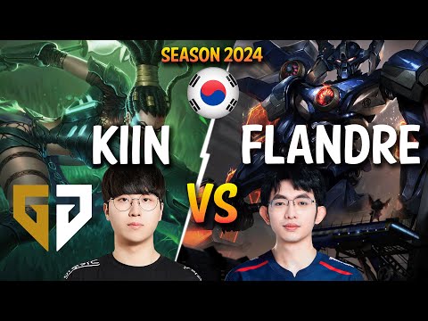 GEN Kiin vs JDG Flandre - Kiin NIDALEE vs Flandre AATROX Top - Patch 14.2 KR Ranked | lolrec