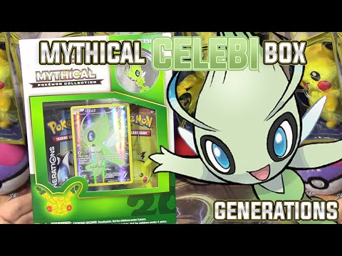 Pokemon Cards - Mythical Celebi 20th Anniversary Collection Box Opening | GENERATIONS!