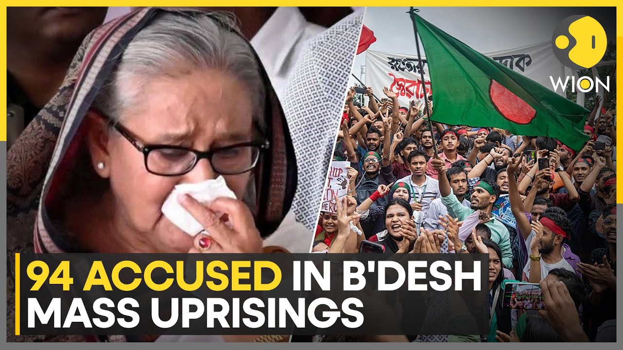 Bangladesh Protests: 94 Accused, Including Hasina, Face Trial Over Mass Uprising Violence | WION