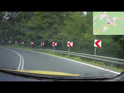 Polsko. Národní silnice DK3, Bolków — Sklářská Poruba, 2021, 4x