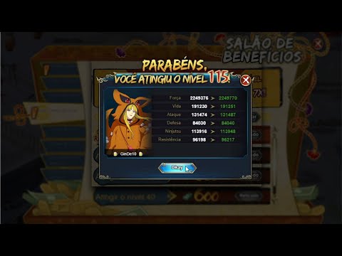 O PRIMEIRO LEVEL MÁXIMO DA DIMENSÃO É NOSSO | NUNCA MAIS FAREI INVASÃO 9 CAUDAS - NARUTO ONLINE