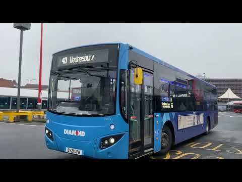 Diamond Volvo B8RLE MCV Evora 31003 Bus Route 40 Wednesbury 