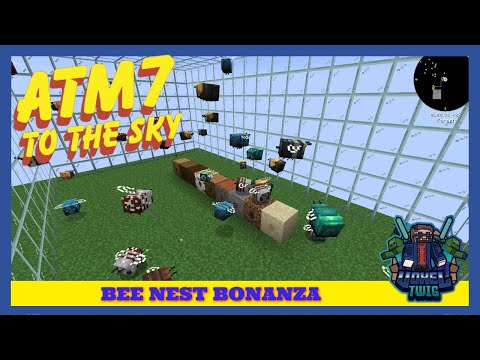 ATM7 To The Sky | S2 Ep 4 | Productive Bees Bee Nest Bonanza!