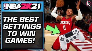 NBA 2K21 - THE BEST SETTINGS TO WIN!  *Camera, Controller, and Offensive Settings*