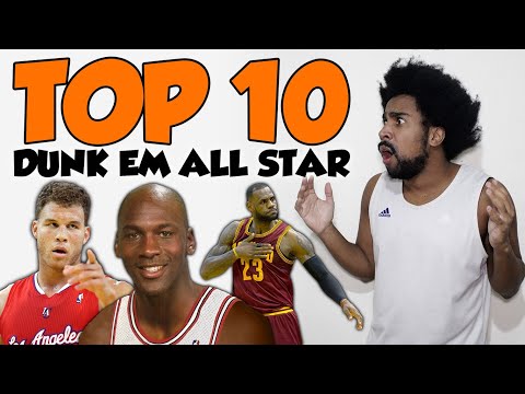 ALL STARS ENTERRANDO NA CABEÇA DE ALL STARS DA NBA - TOP 10