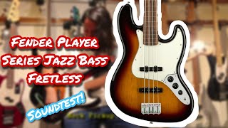 Video thumbnail for Fender Player Series Jazz Bass Fretless Soundtest! [No Talking] by Meylar López