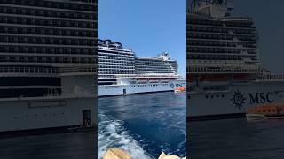 Getting off MSC Sea View in bahamas 🇧🇸 #msccruises #mscseaview #cruise #mscoceancay