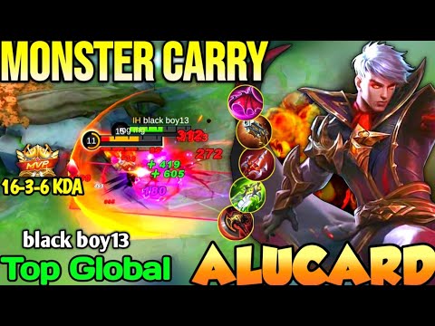 ALUCARD BEST BUILD IN 2022 | TOP GLOBAL ALUCARD black boy13 - MOBILE LEGENDS