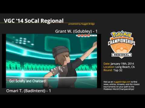 VGC '14 SoCal Regional: Top 32 - Omari T. (BadIntent) vs Grant W. (Gdubley)