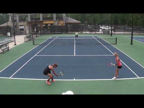 2 on 1 Offensive Tennis Drill