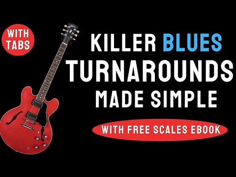 3 Awesome Must Know Blues Turnarounds with Variations - Blues it up!