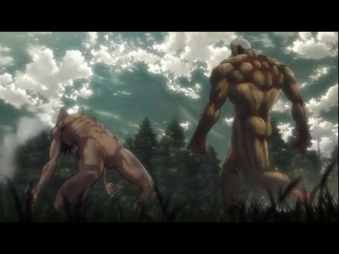 Attack on Titan Season 2 English Dub Eren vs Armored Titan Part 1/3