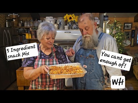 Quick, frugal snack mix!