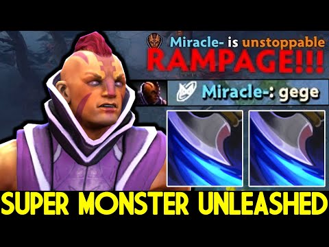 MIRACLE [Anti Mage] Super Monster Unleashed with RAMPAGE Dota 2