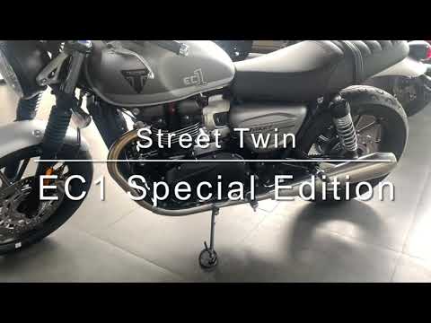 Street Twin “EC1” Special Edition walk around, details, closeup @ Triumph Motorcycles PH, Greenhills
