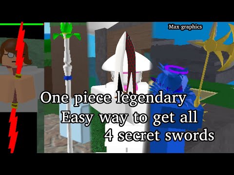GET ALL SECRET SWORDS NOW | One piece legendary