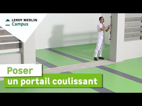 comment installer portail coulissant