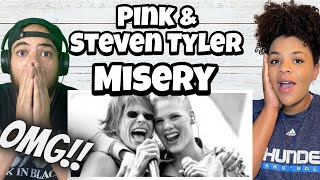 SO MUCH POWER!.. | FIRST TIME HEARING Pink &amp; Steven Tyler  - Misery REACTION