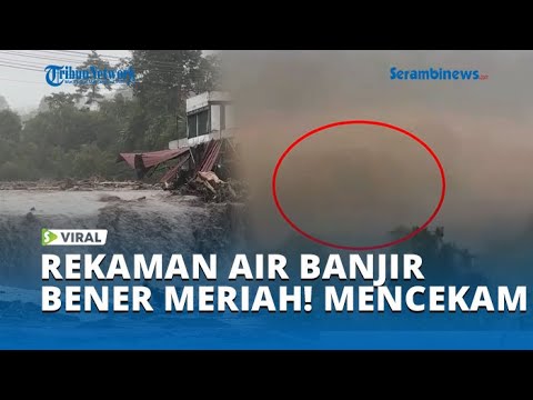 Air Bah Menerjang Bener Meriah! Rekaman Warga Bikin Merinding