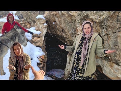 Fleeing Homelessness: A Pregnant Woman's Struggle in the Snowy Mountains