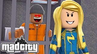 Becoming A Superhero In Roblox Mad City Roblox Roleplay