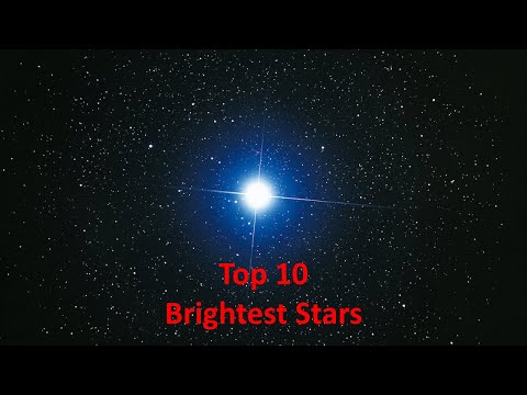 Top 10 brightest stars in the night sky